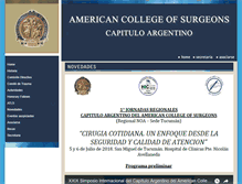 Tablet Screenshot of facs.org.ar