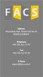 Mobile Screenshot of facs.com.tr